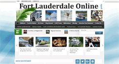 Desktop Screenshot of fortlauderdaleonlineguide.com