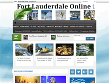 Tablet Screenshot of fortlauderdaleonlineguide.com